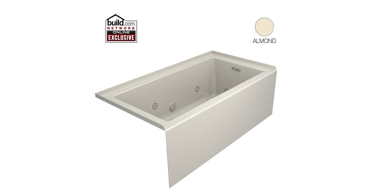 Jacuzzi LNS6032WRL2XXA Linea 60" x 32" Whirlpool Alcove
