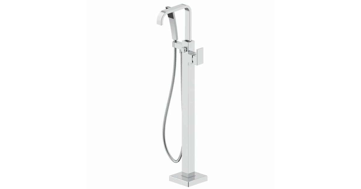 Jacuzzi NW55827 Floor Mounted Freestanding Tub Filler with