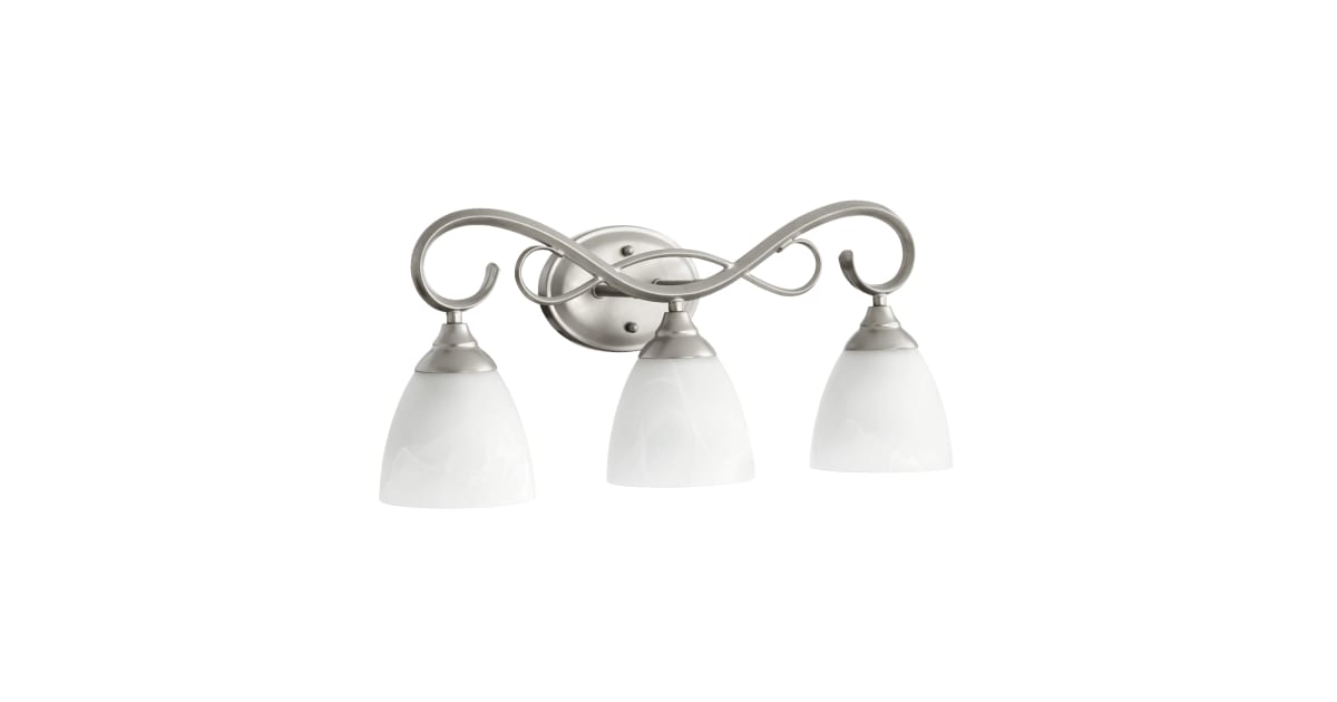 James Allan QIBF48449CLN Zeta 3 Light Bathroom Vanity Light