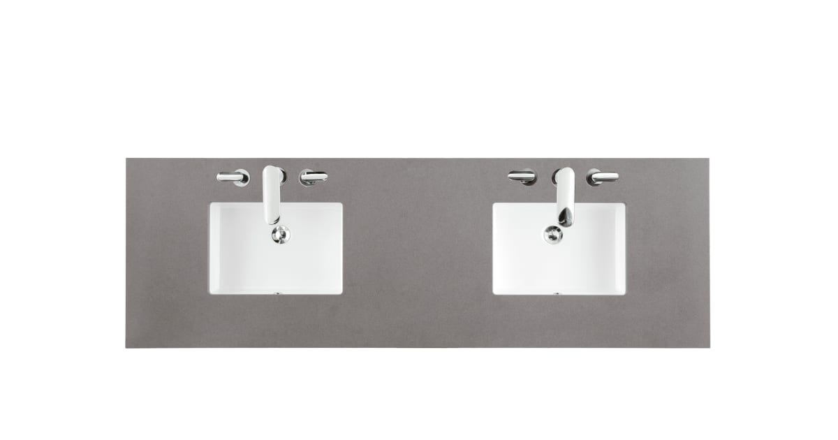 James Martin Vanities 050S72GEXSNK 72" Quartz Vanity