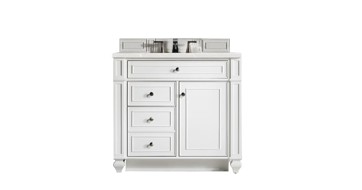 James Martin Vanities 157V36BW3ESR Bristol 36" Free