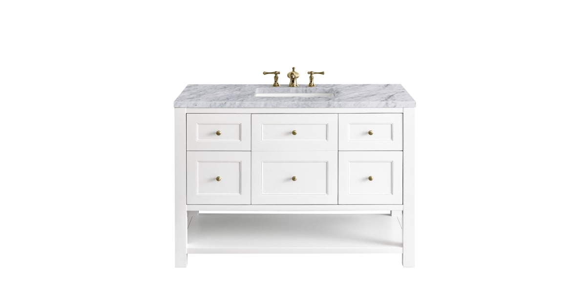 James Martin Vanities 330V48BW3CAR Breckenridge 48"