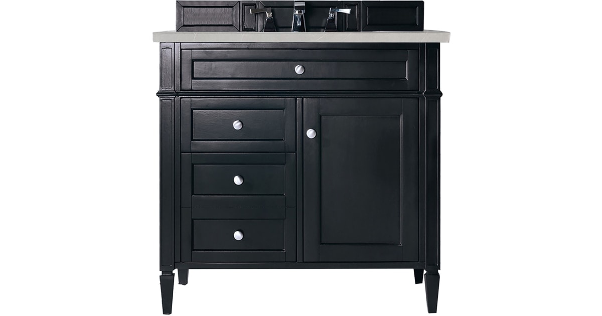 James Martin Vanities 650V36BKO3ESR Brittany 36" Single
