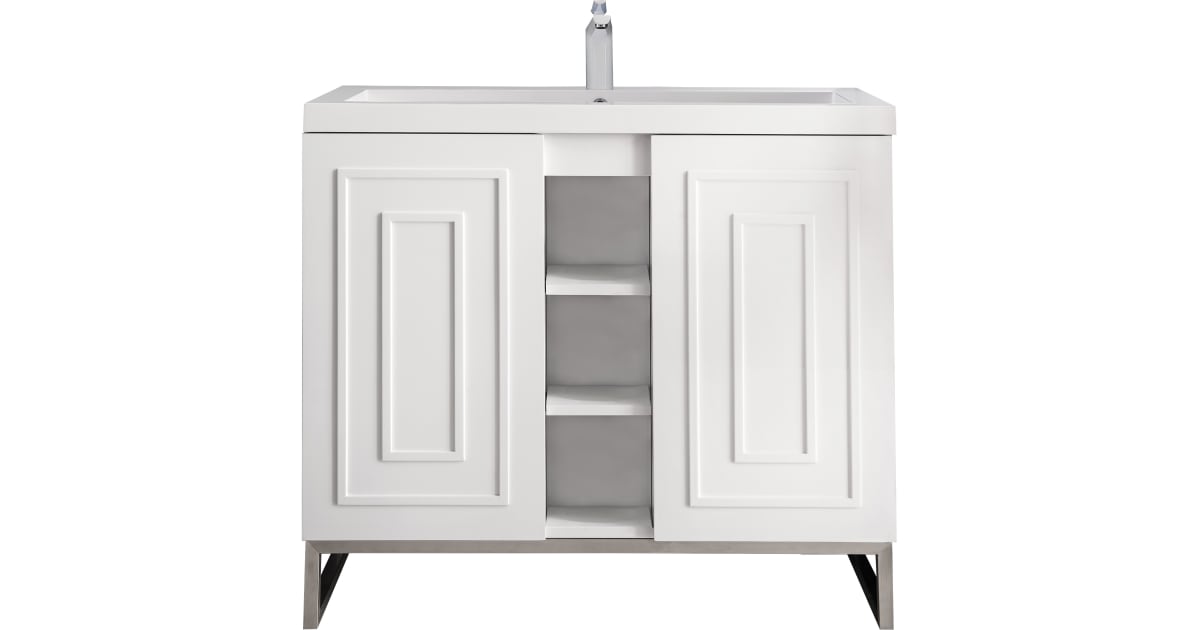 James Martin Vanities E110V39.5GWBNKWG Alicante 40"