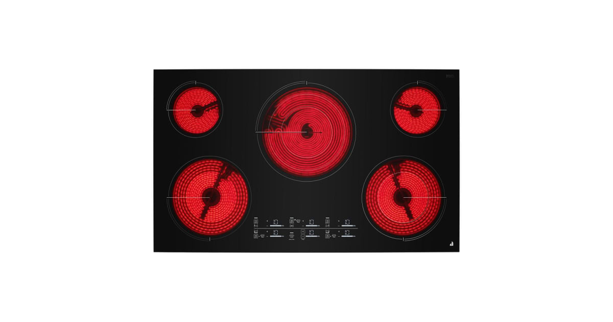 JennAir JEC4536KB 36 Inch Wide 5 Burner Electric Cooktop