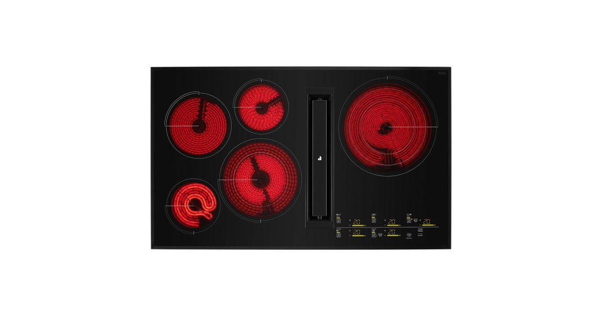 JennAir JED4536KB 36 Inch Wide 5 Burner Electric Cooktop
