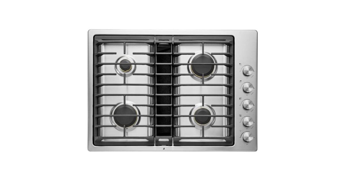 30 in shop downdraft gas cooktop