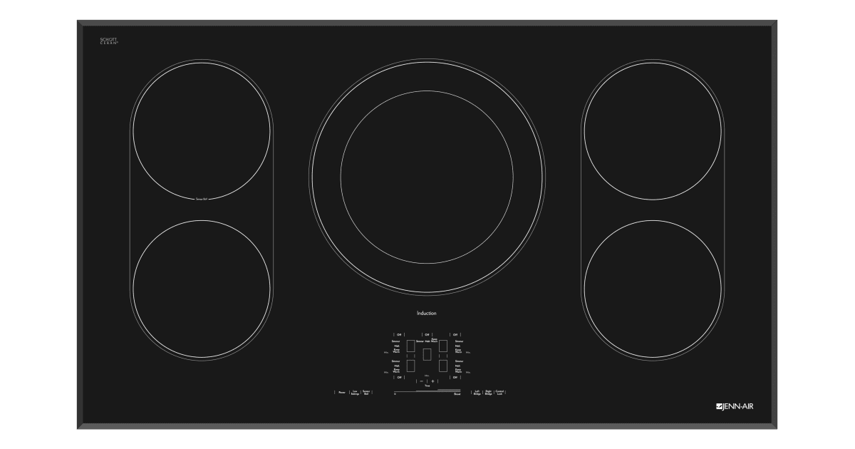 JennAir JIC4536XB 36 Inch Wide 5 Burner Induction Cooktop