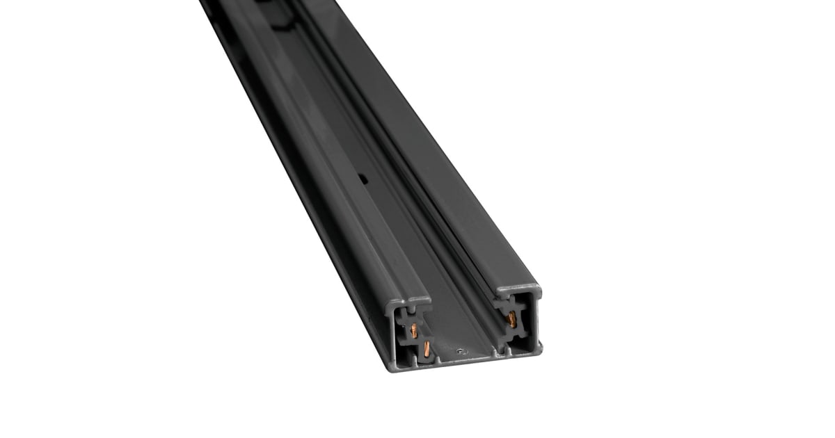 Jesco Lighting H1TR4-BK H1-48 Single Circuit Track, Black Finish