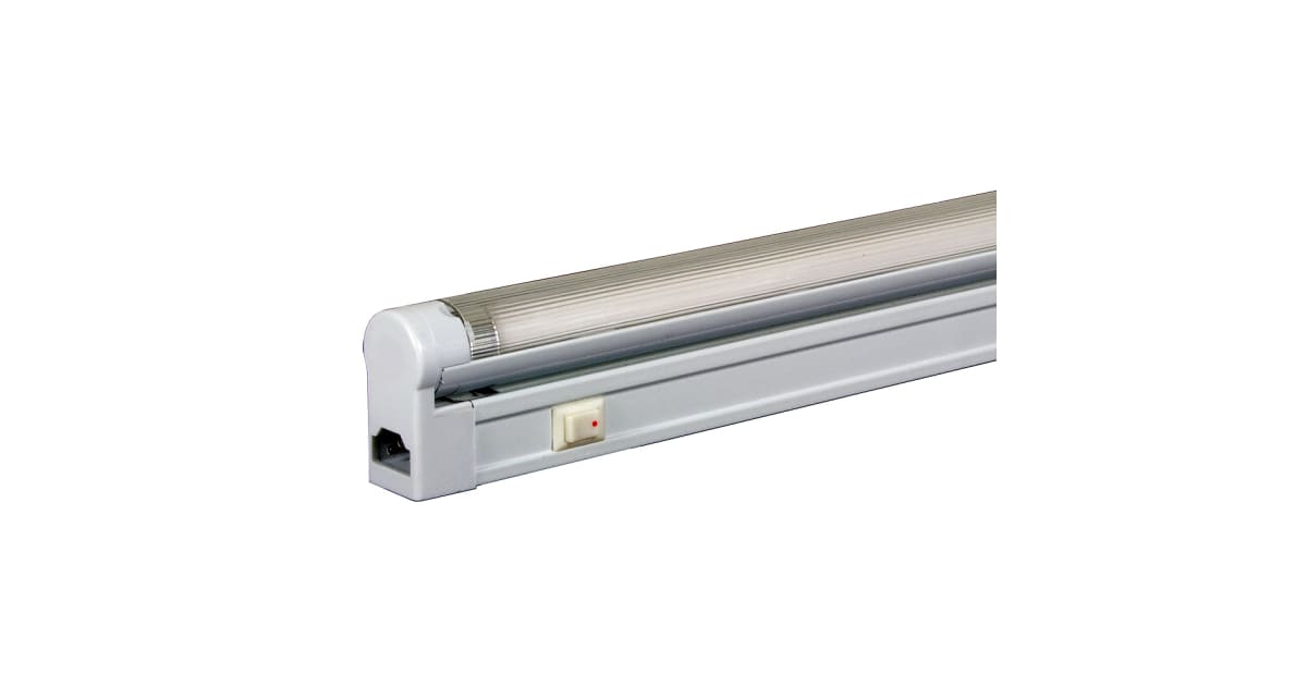 Jesco Lighting SG5A-28SW/50-WH 47" Fluorescent Sleek Plus Grounded T5 ...