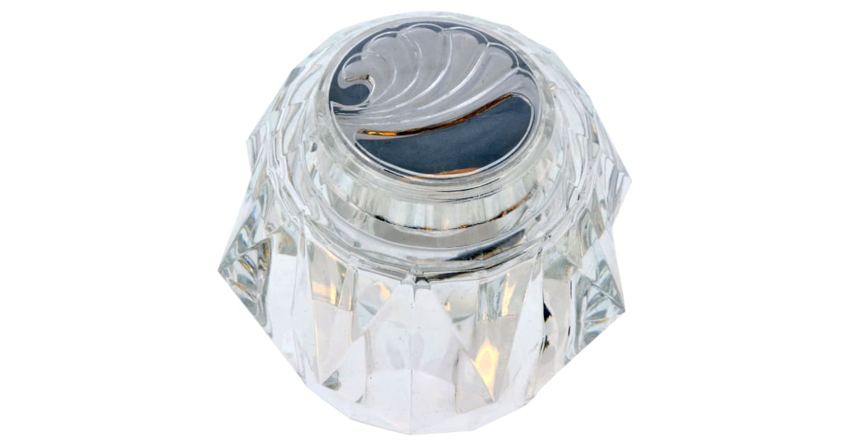 Jones Stephens Acrylic Replacement Handle Knob – Single Handle For Delta Tub & Shower Faucets