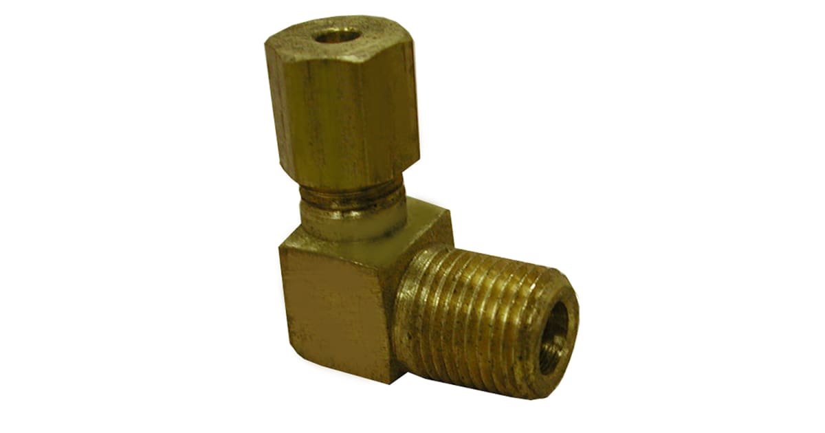 10 Gomiti A Compressione In Ottone 3/8 OD X 3/8 MIP Per Lavastoviglie - P-66-69-F