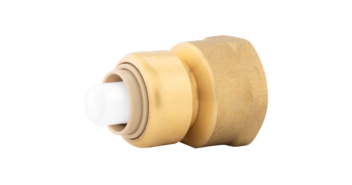 Jones Stephens C77422LF 1/2" x 3/4" FPT (Bagged) PlumBite Push On ...