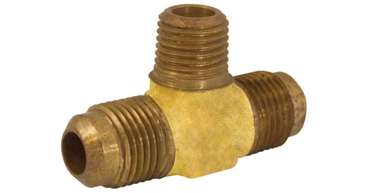 Jones Stephens F40040 3/8 Floor X 1/4 MIP BRCH Tee | Build.com