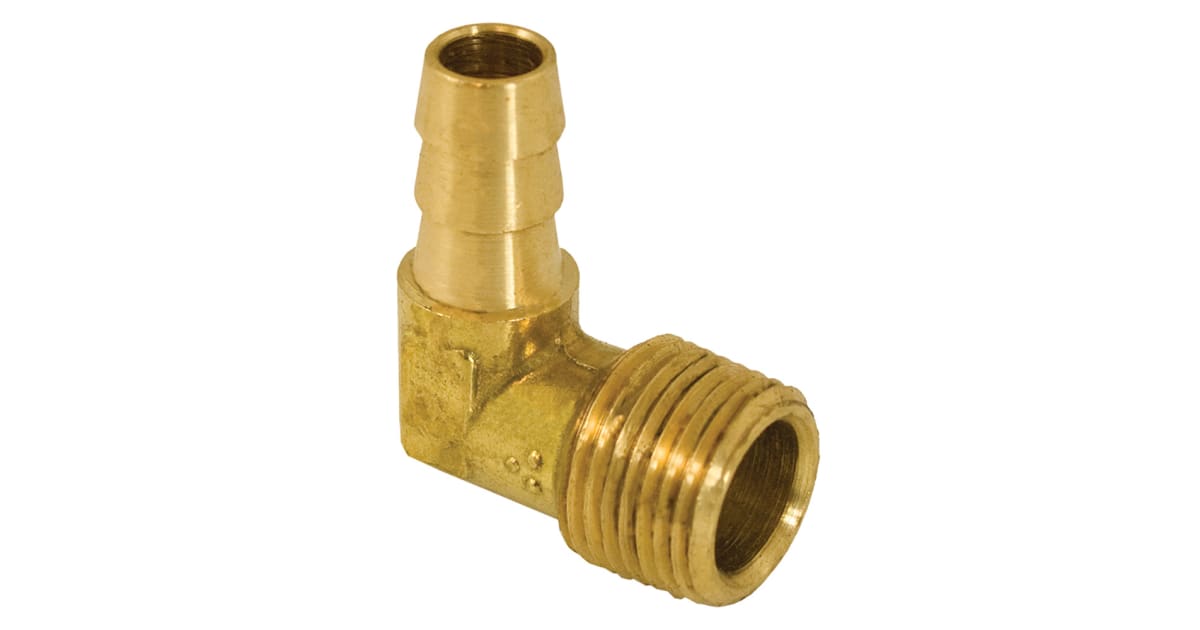 Jones Stephens G27088 *CVR* 1/2X1/2MIP BRS HOSE BARB ELL