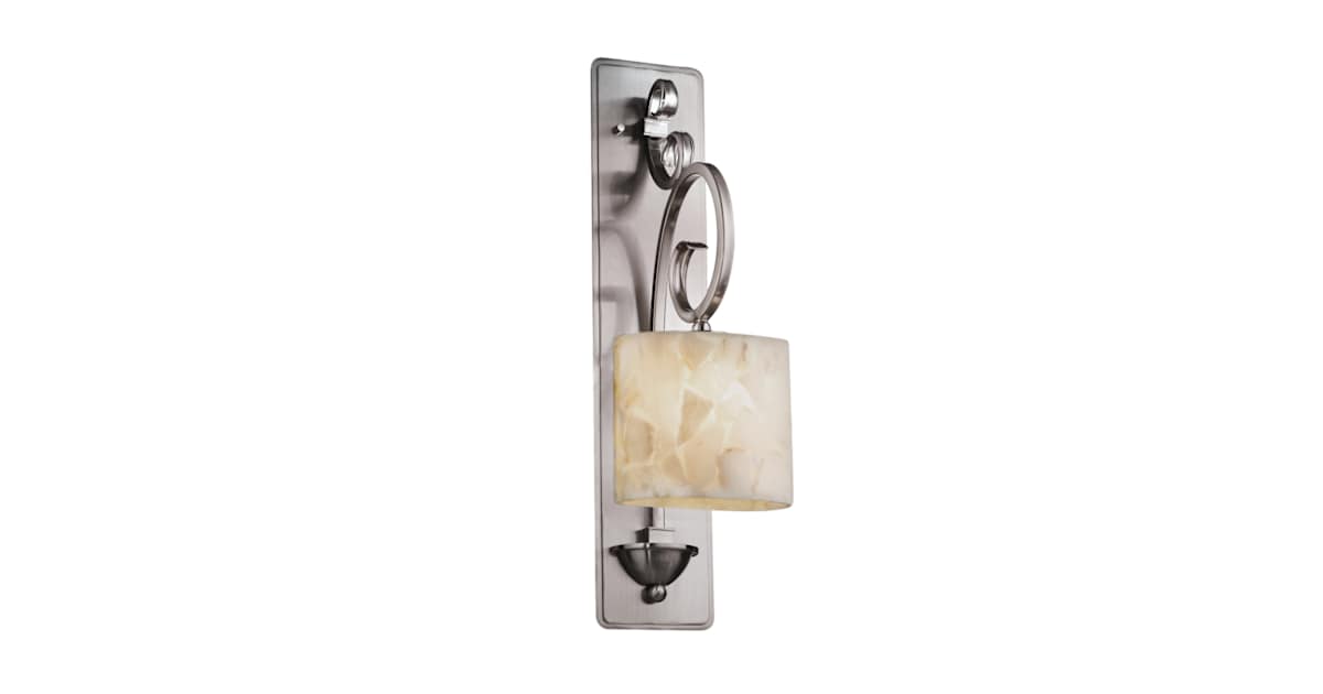 Justice Design Group ALR-8597-30-NCKL Alabaster Rocks! 11
