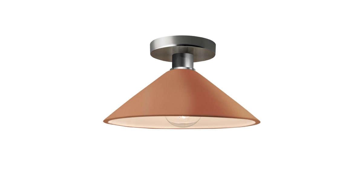 Justice Design Group CER-6330-ADOB-NCKL-LED1-700 Radiance 12
