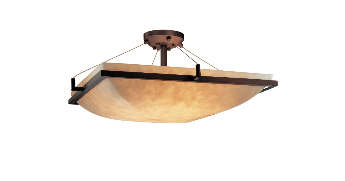 Justice Design Group CLD-9782-25-DBRZ Clouds 27