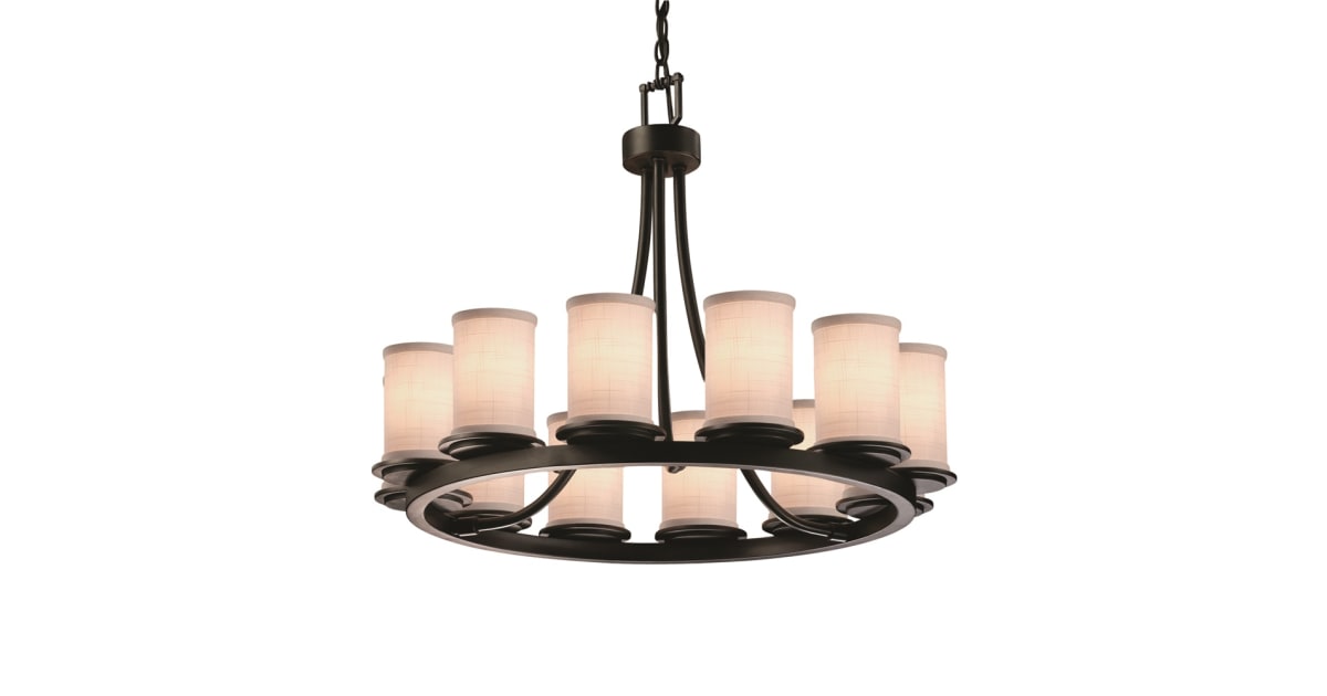 その他 FaB Light&Shadow Convention Exclusive Justice Design Group FAB-8768-10-WHTE-MBLK-LED12-8400