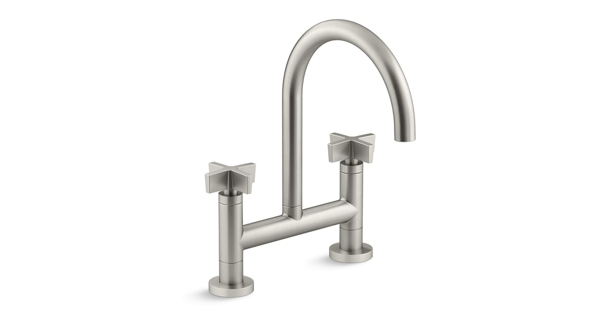Kallista P25202CRAG Bridge Kitchen Faucet with Metal