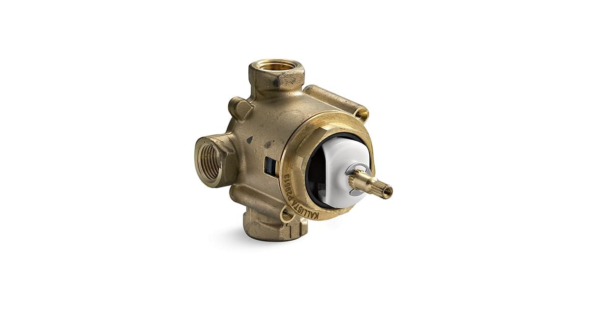 Kallista P2951300NA 1/2" Outlet Diverter Valve with Two