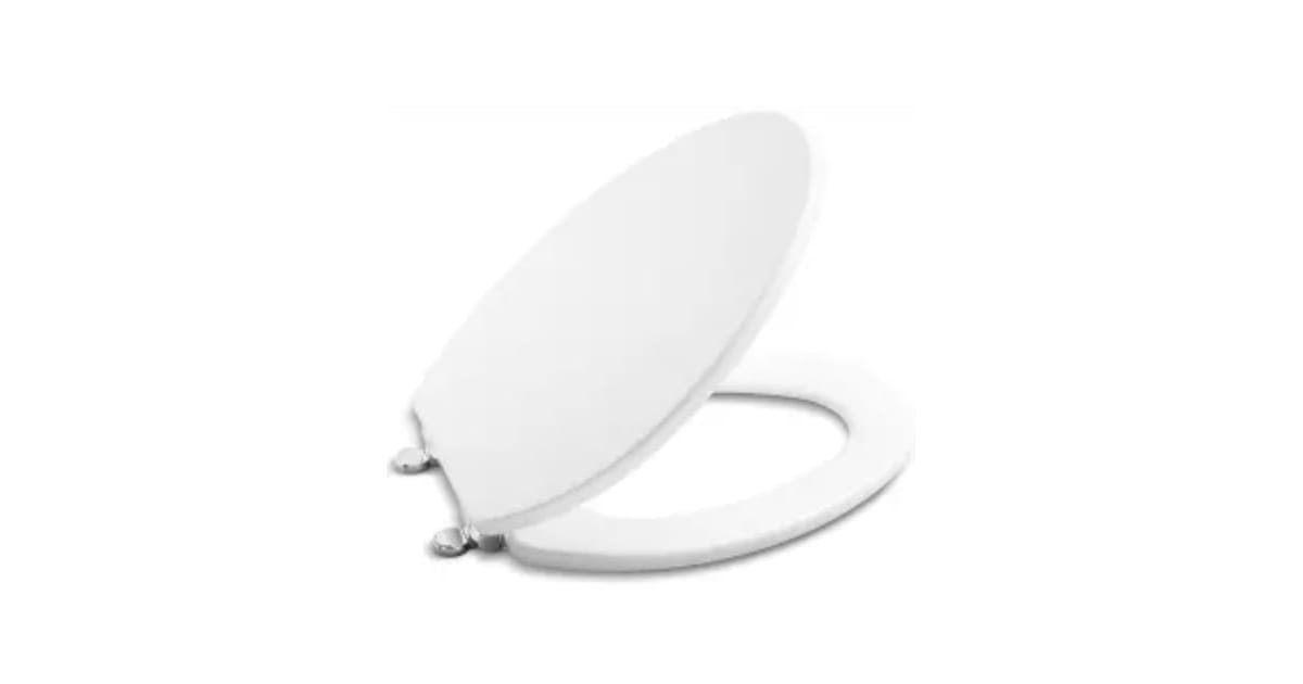 Kallista P70313CP0 Contemporary Molded Wood Toilet Seat