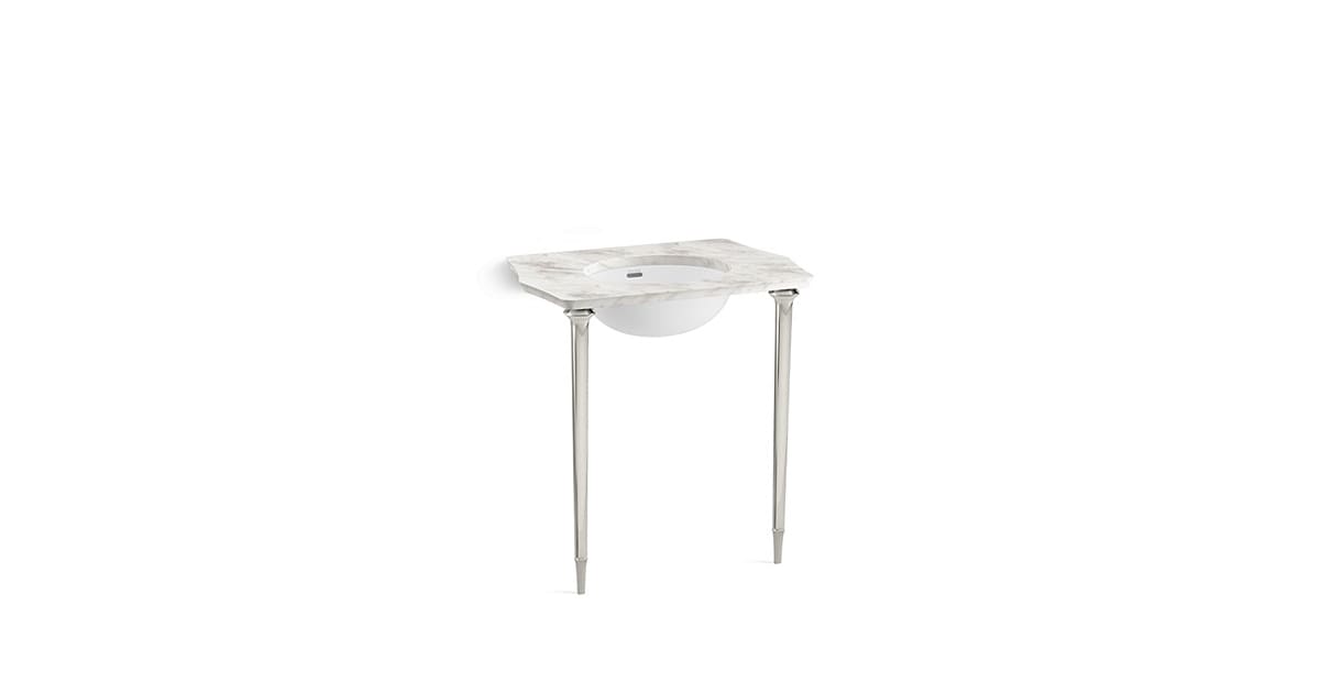 Kallista P74242AGAD Script Console Table Leg with