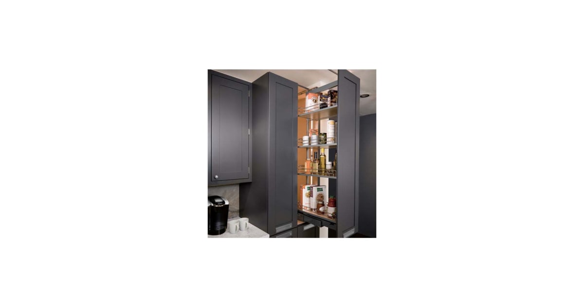 Kessebohmer Pantry Pull-Out Full Extension Frame and Trays