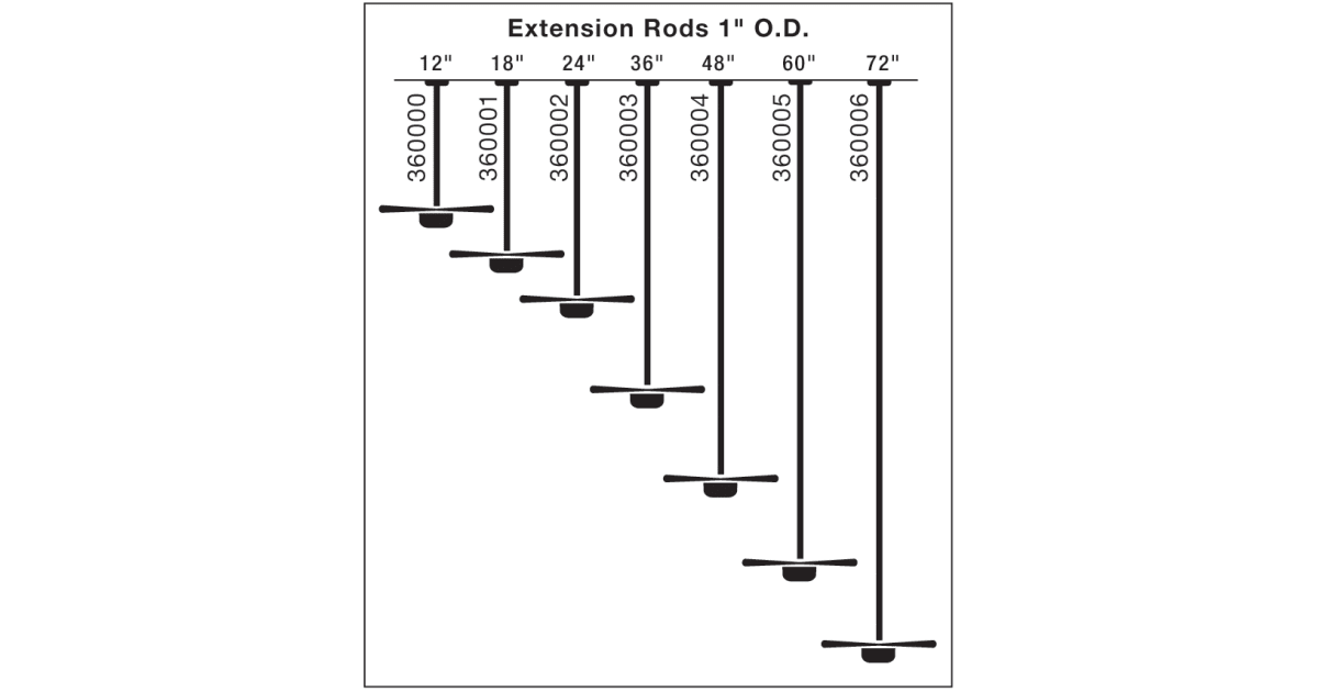 Kichler 360002ADC 24" Down Rod for 11 Ft Ceilings
