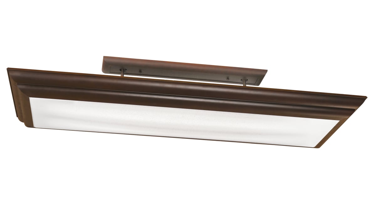 Kichler 10847OZ 4 Light Fluorescent Linear Ceiling Fixture