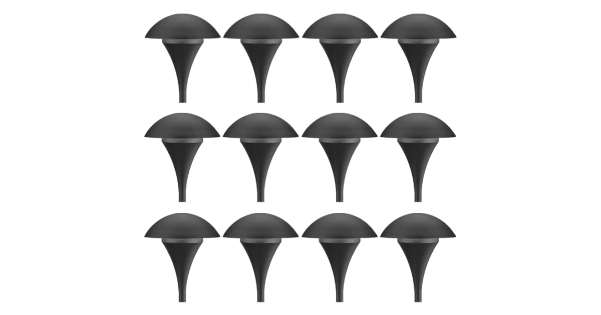 Kichler 15423BKT Eclipse 20 Inch Tall Landscape 12V Path-Spread In Textured Black - View #4