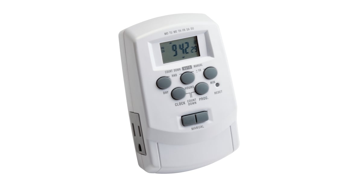 Kichler 15556WH PlugIn Digital Timer for Plus or