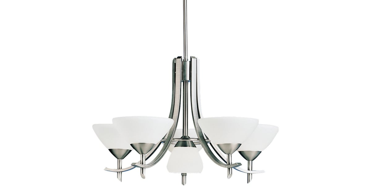 Kichler 1676AP Olympia SingleTier Chandelier with 6