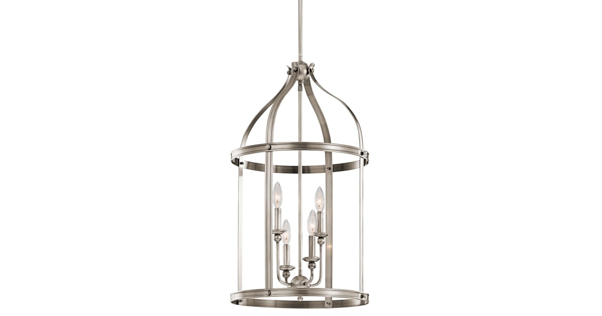 Kichler 43107CLP Steeplechase 2Tier Chandelier with 4