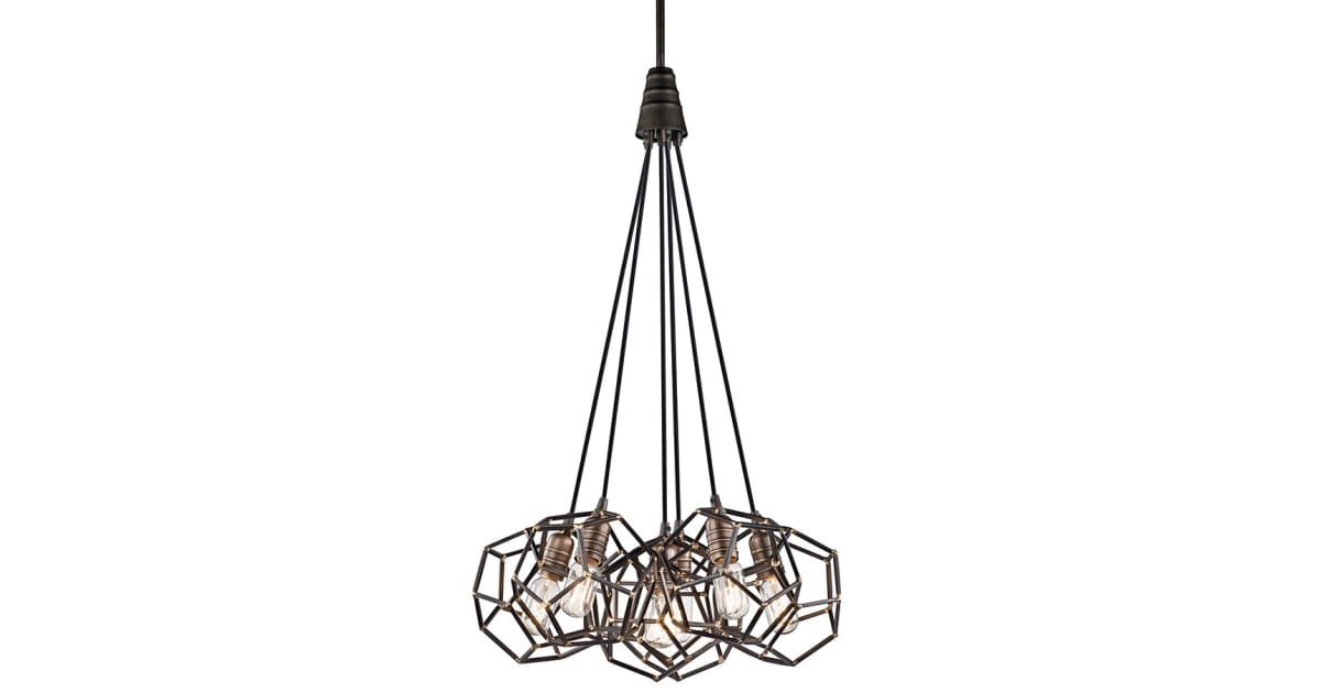 Kichler 43718RS Rocklyn 6 Light Pendant