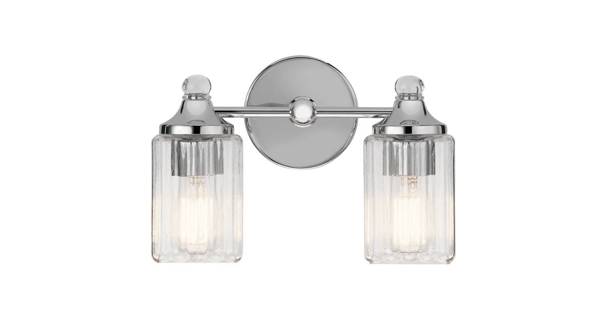Kichler 45906CH Riviera 2 Light 13-1/4