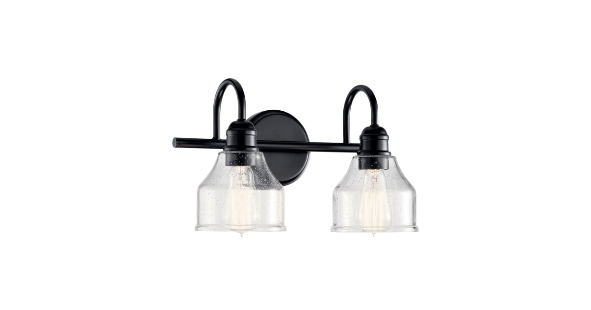 Kichler 45972BK Avery 2 Light 15