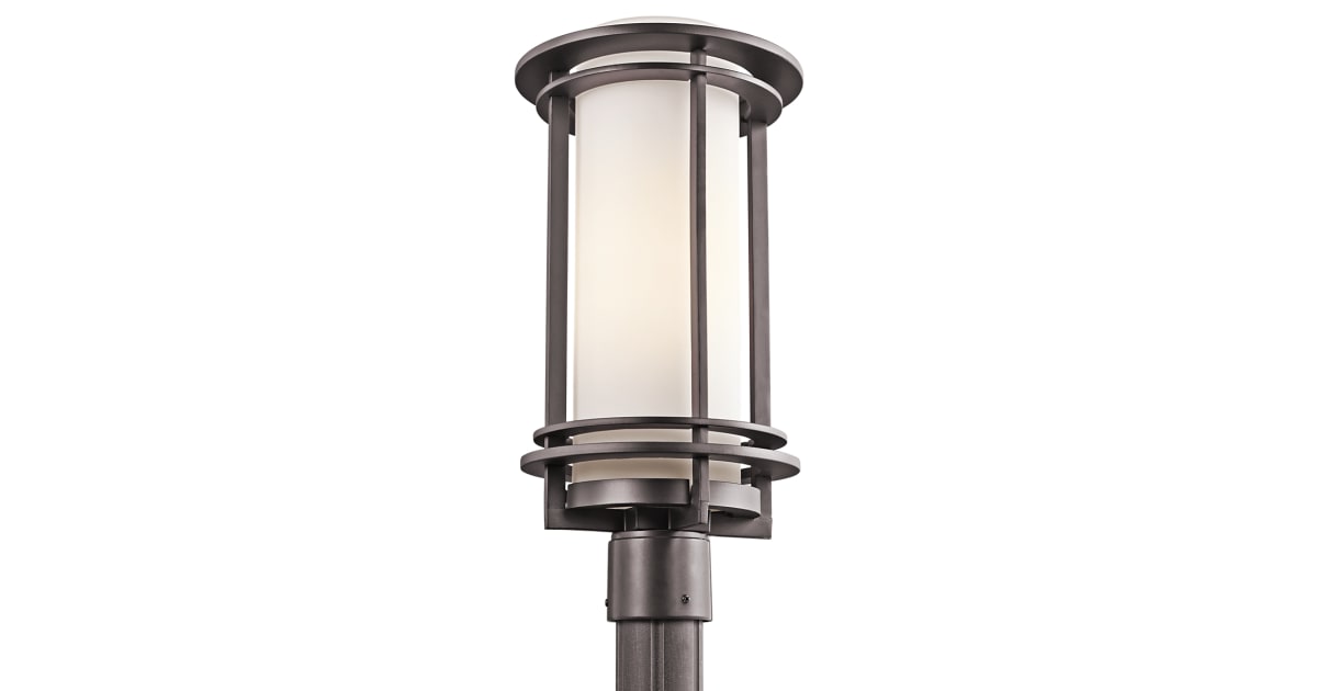 Kichler 49349AZ 1 Light Outdoor Post Light from the