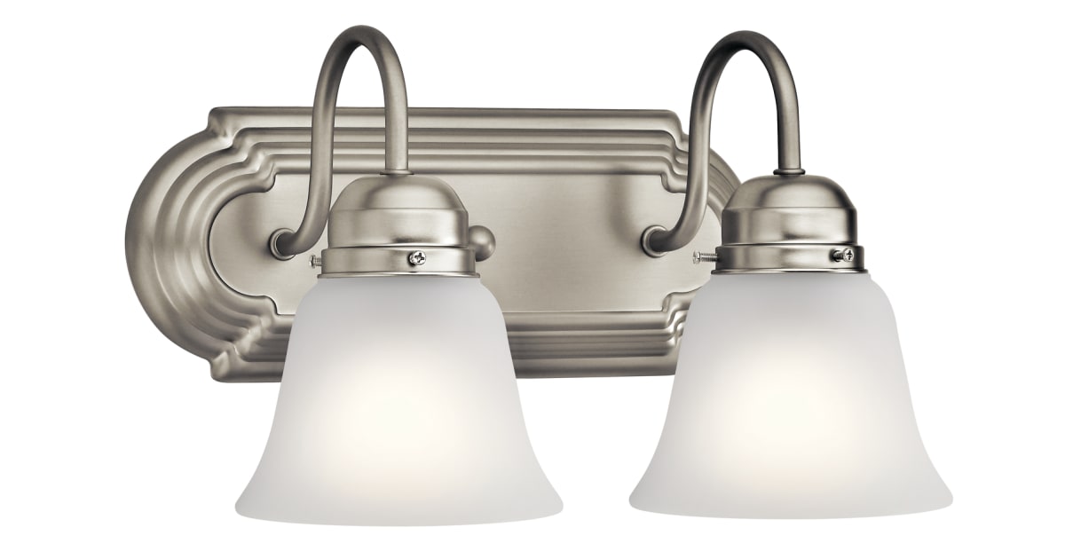 Kichler 5336NIS 2 Light 121/4" Wide Bathroom Vanity Light