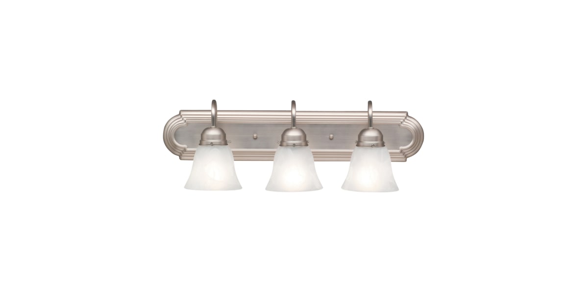 Kichler 5337NI 3 Light 24" Wide Vanity Light Bathroom