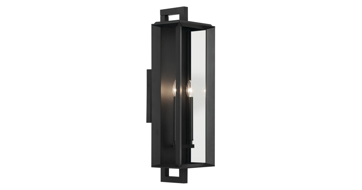 Kichler 59134BKT Kroft 2 Light 28" Tall Wall Sconce