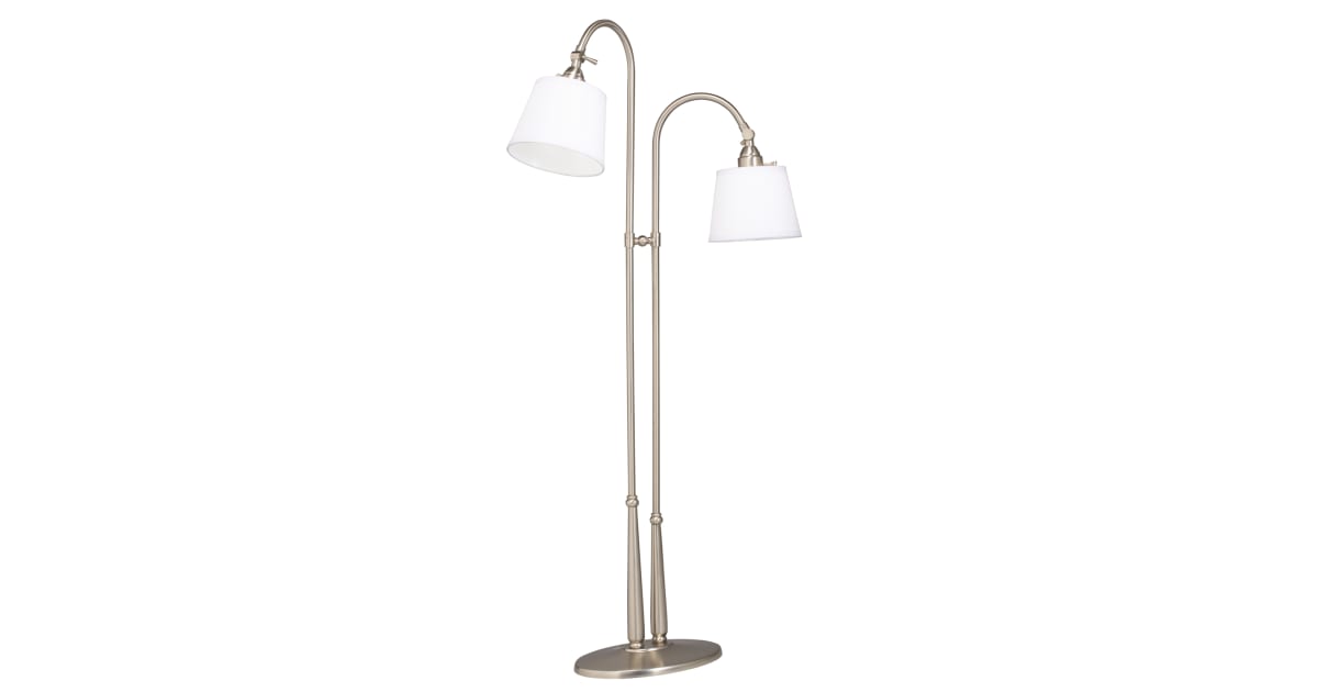 Kichler 74112NIW Blaine 2 Light 54" Tall Adjustable Floor Lamp ...
