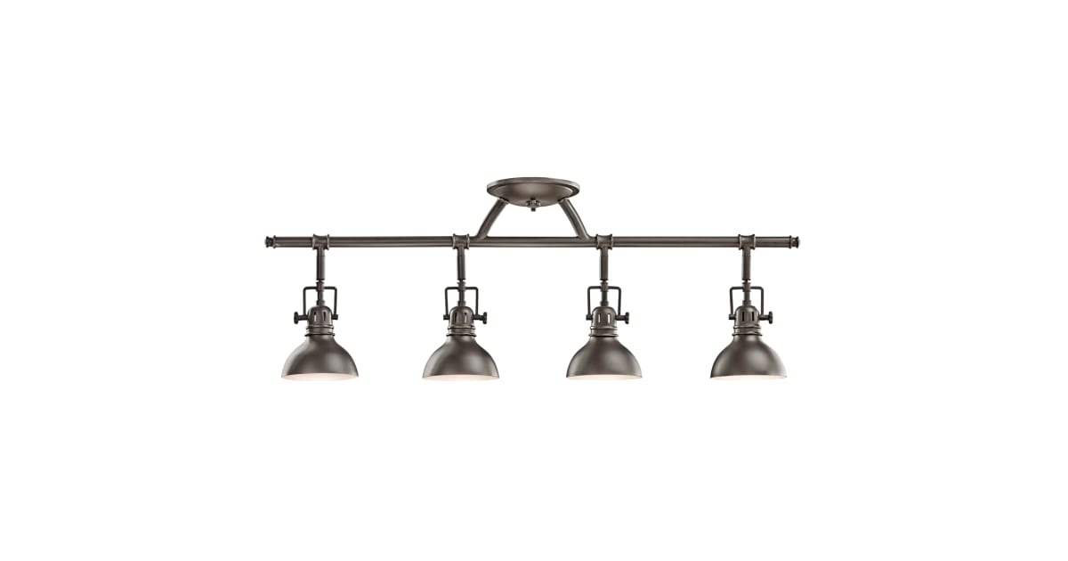 Kichler 7704OZ 4 Light 31 Wide Track Lighting Fixture Build