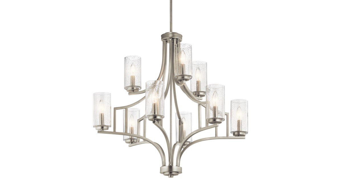 Kichler 44073NI Vara 9 Light 253/4" Wide Chandelier