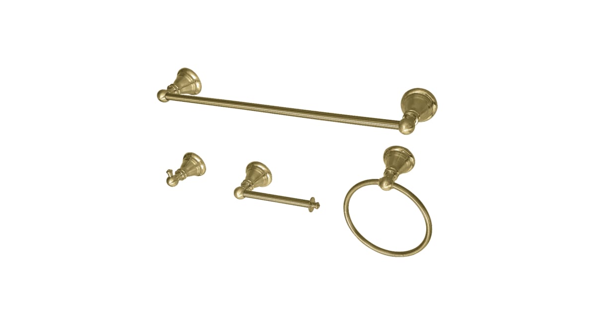 thumbnail image 2 of Kingston Brass BAHK192478MB American Classic Bathroom Hardware Set 2 of 11