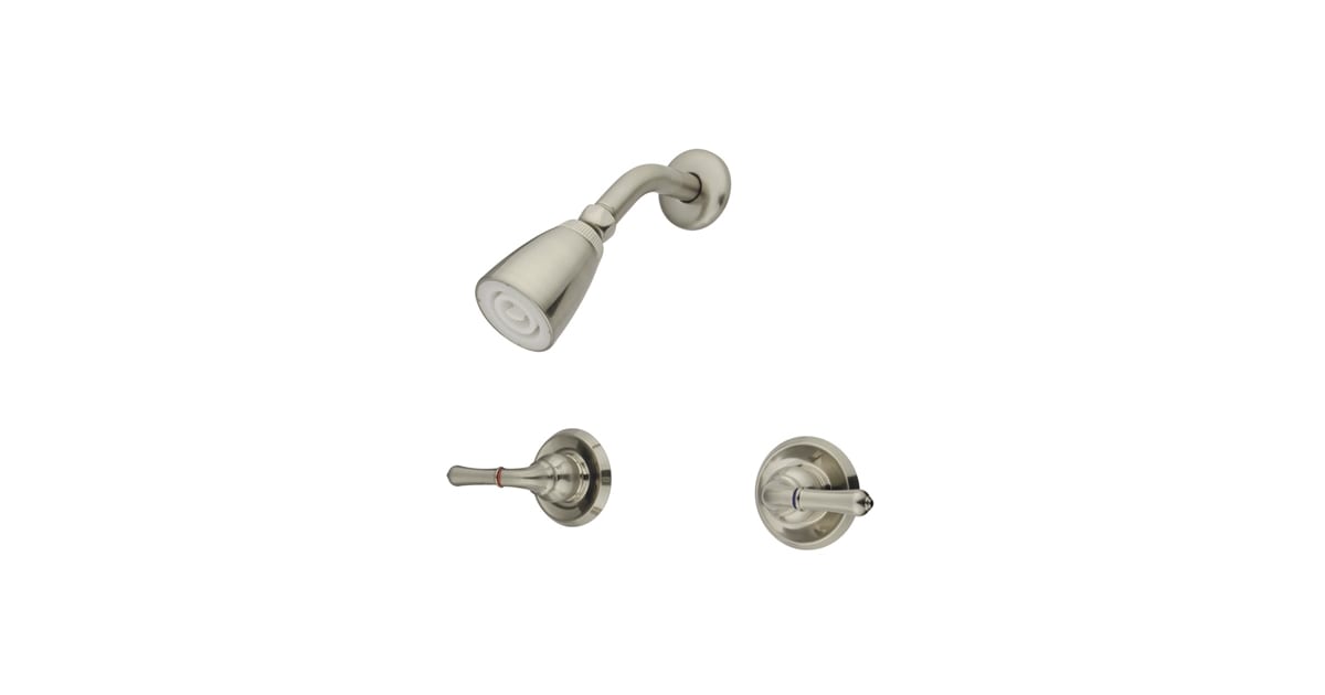 Kingston KB24 PX Magellan Badewannen-Armatur – Porzellan-Kreuzgriff, Messing, Lebenslange Oberfläche
