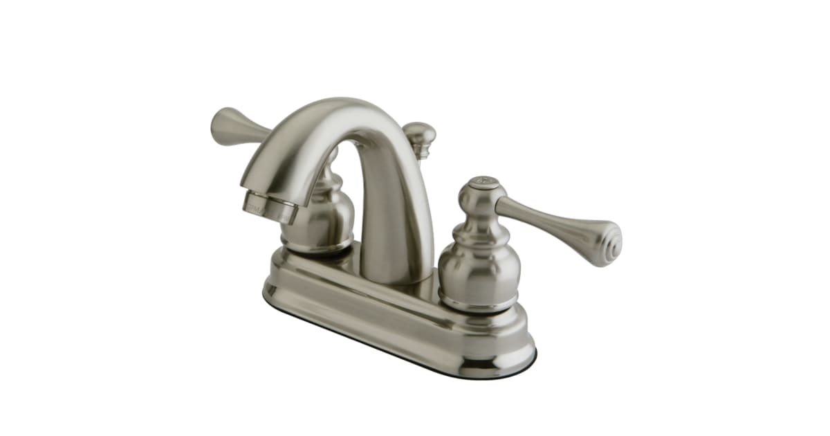 Kingston Brass Satin Nickel 2 Handle 4 Centerset Bathroom Faucet