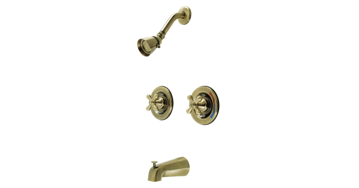 Kingston Brass Vintage Shower Faucet with Rough-in Valve & Reviews