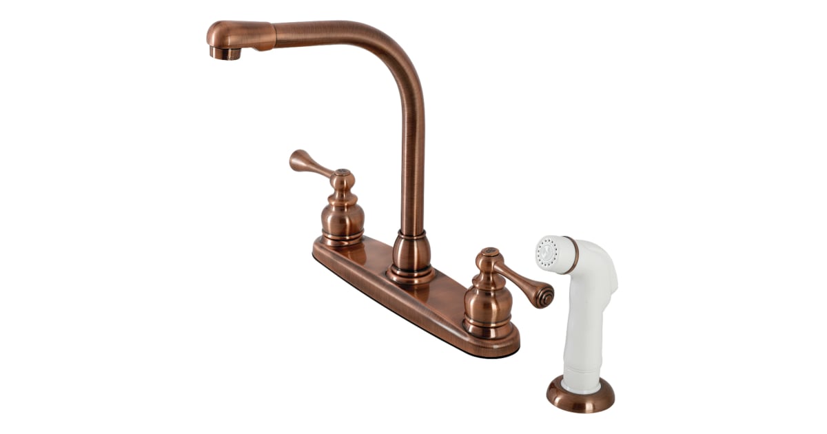 Kingston Brass KB716BL 1.8 GPM Standard Kitchen Faucet