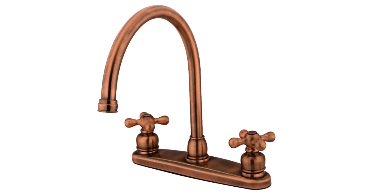 Kingston Brass KB726AXLS 1.8 GPM Standard Kitchen Faucet
